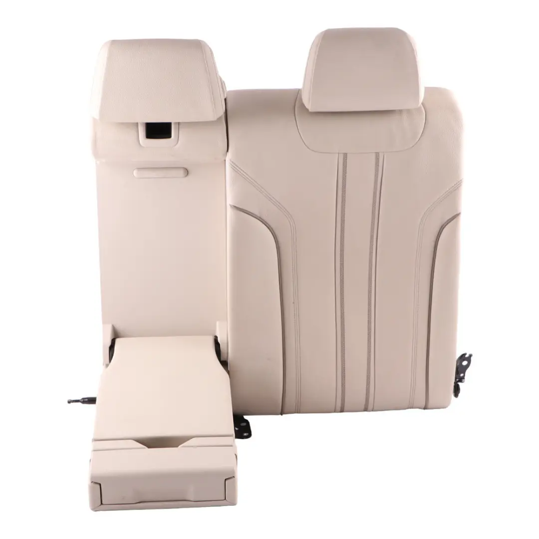 Backrest Rear Left N/S Back Cover Leather Dakota Ivory White to BMW G30 Seat with Part number 7457767 BMW G30 Seat Backrest Rear Left N/S Back Cover Leather Dakota Ivory White - SKU 7457767 - Part number 7457767