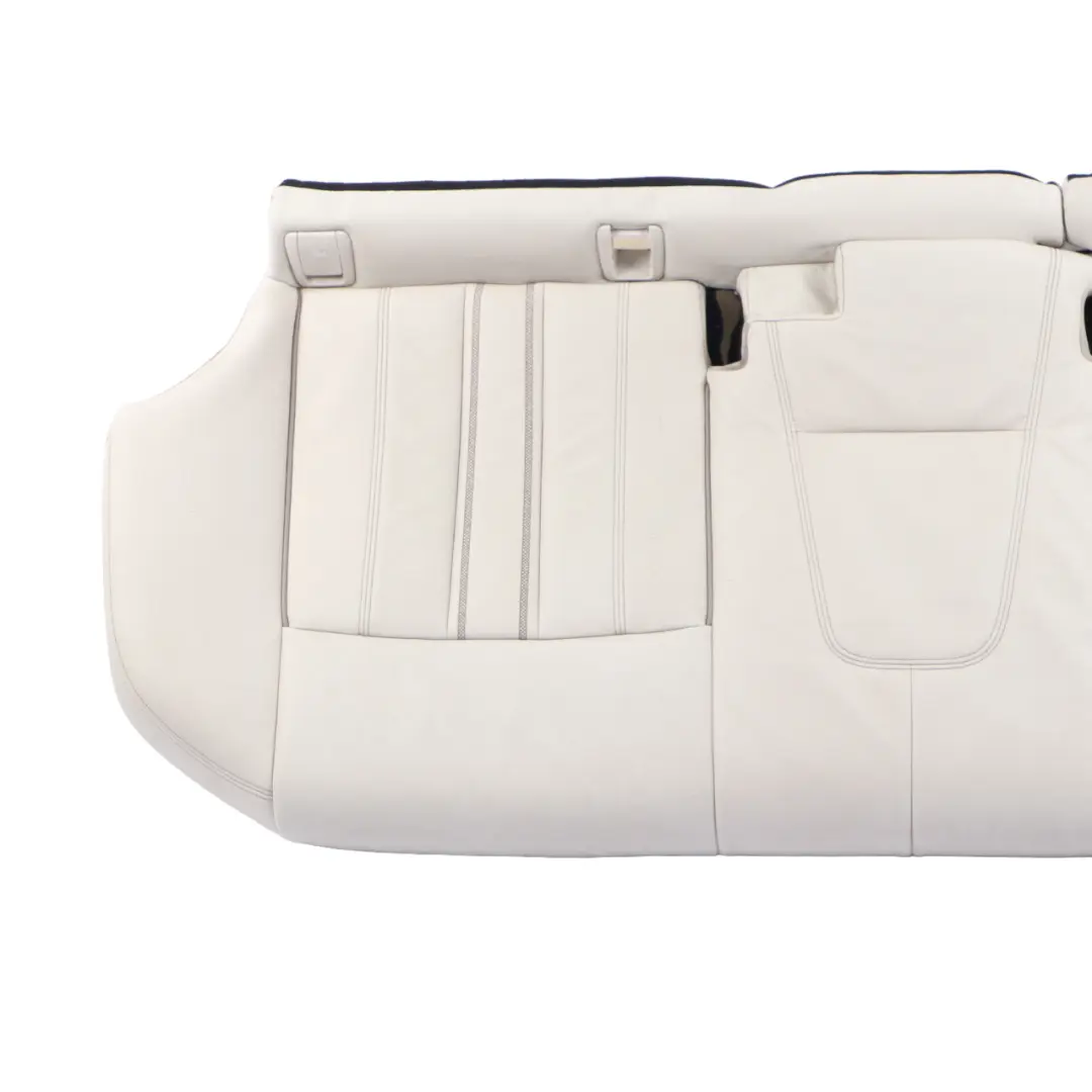 Bench Cover Trim Elfenbeinweiss Ivory White Leather to BMW G30 Saloon Rear Seat with Part number 7457776 BMW G30 Saloon Rear Seat Bench Cover Trim Elfenbeinweiss Ivory White Leather - SKU 7457776 - Part number 7457776