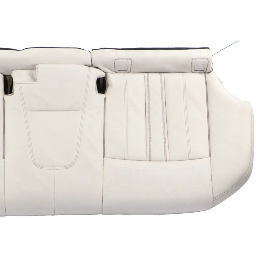 Bench Cover Trim Elfenbeinweiss Ivory White Leather to BMW G30 Saloon Rear Seat with Part number 7457776 BMW G30 Saloon Rear Seat Bench Cover Trim Elfenbeinweiss Ivory White Leather - SKU 7457776 - Part number 7457776