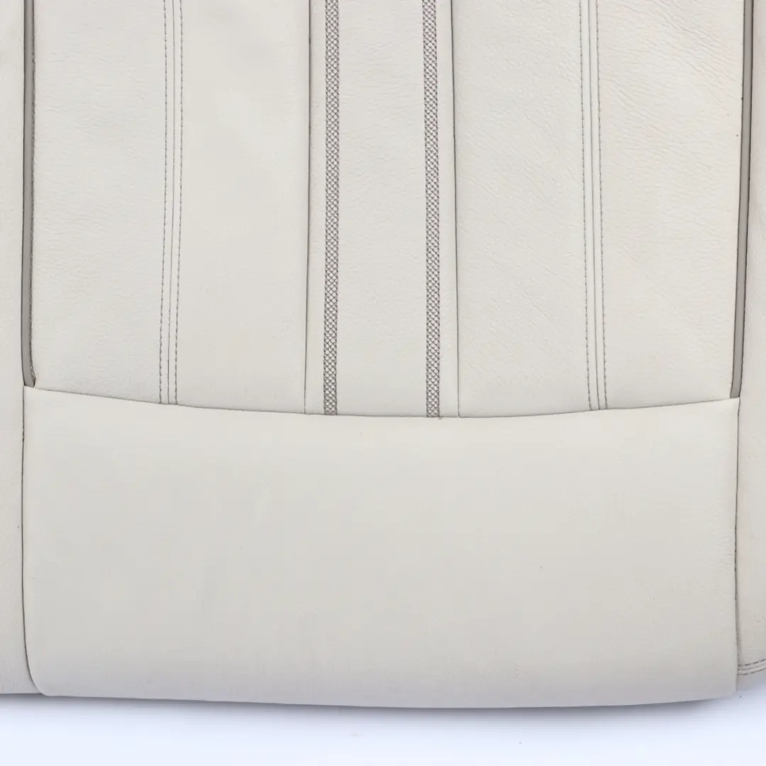 Bench Cover Trim Elfenbeinweiss Ivory White Leather to BMW G30 Saloon Rear Seat with Part number 7457776 BMW G30 Saloon Rear Seat Bench Cover Trim Elfenbeinweiss Ivory White Leather - SKU 7457776 - Part number 7457776