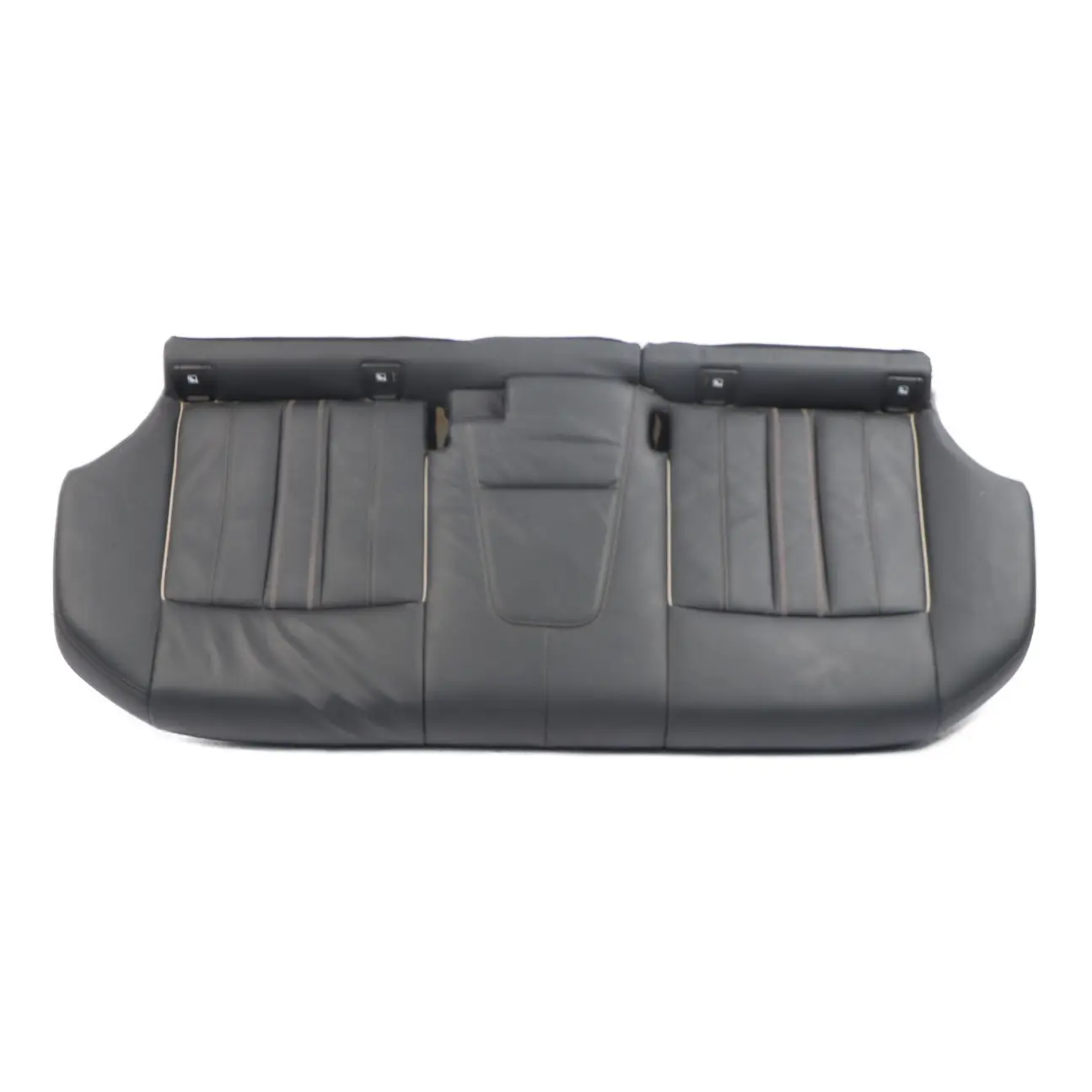 Asiento Banco Trasero BMW G30 Funda Sofá Cuero Dakota Negro Costura Exclusiva