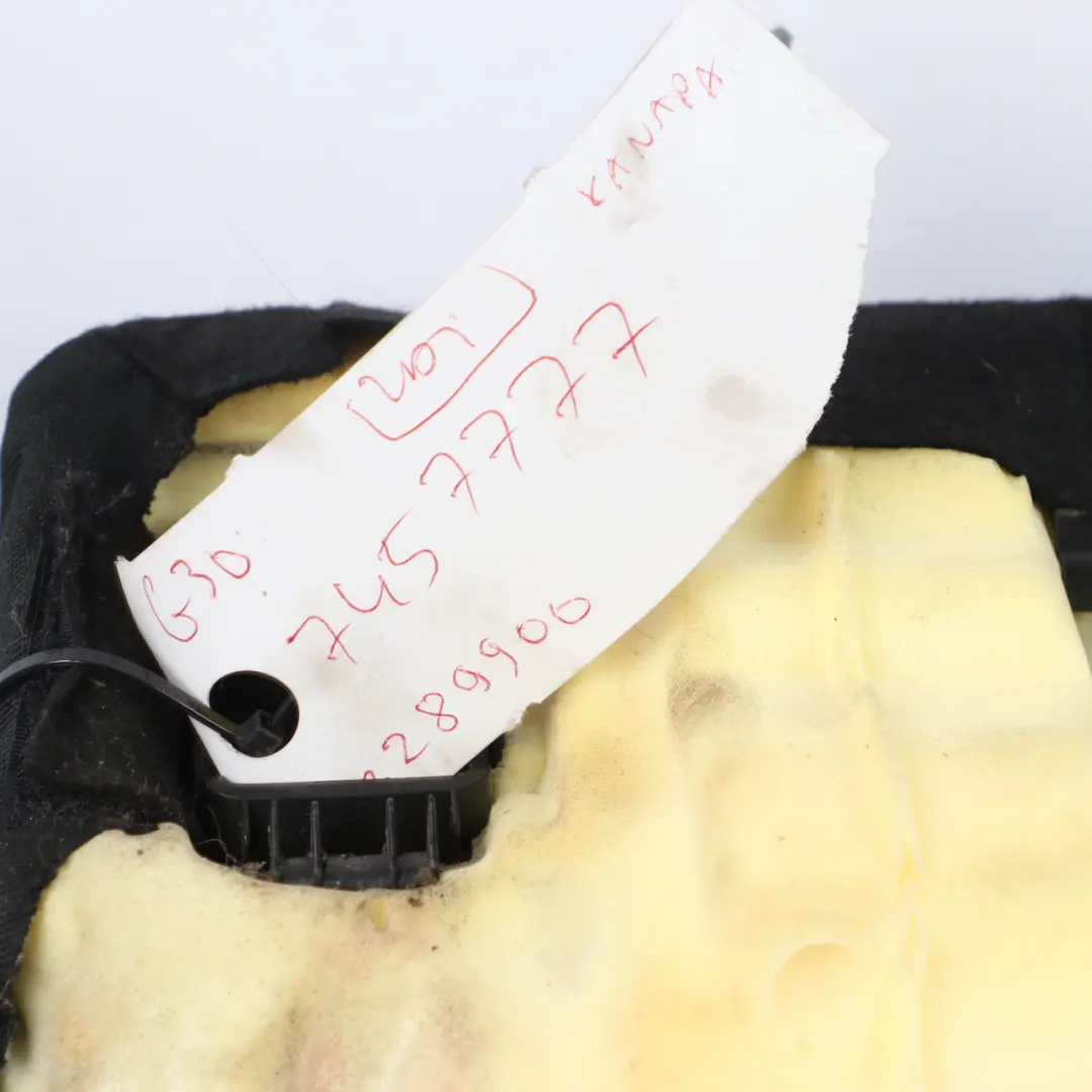 Bench Rear BMW G30 Base Couch Cover Leather Dakota Black Exclusive Seam to Seat with Part number 7457777 Seat Bench Rear BMW G30 Base Couch Cover Leather Dakota Black Exclusive Seam - SKU 7457777 - Part number 7457777