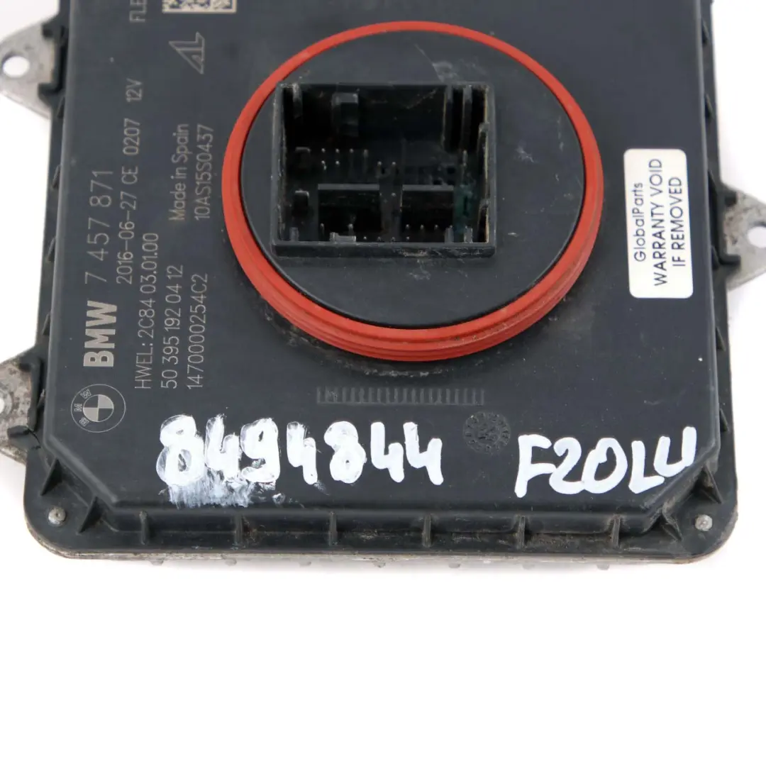 BMW Serie 1 3 F20 F21 F30 LCI Modulo Centralina Fari FLE2 - SKU 7457871 - Numero di parte 7457871