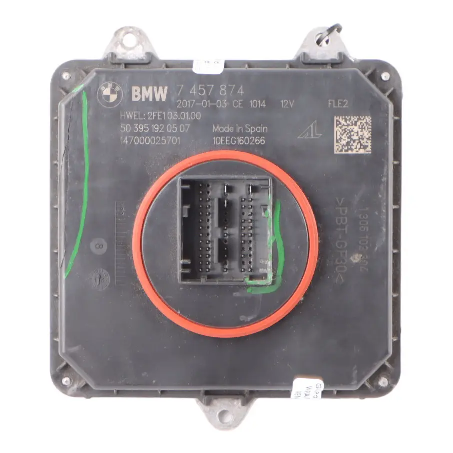 Headlight Module BMW F30 F32 F82 M4 LED Level Ballast Control Unit to with Part number 7457874 Headlight Module BMW F30 F32 F82 M4 LED Level Ballast Control Unit - SKU 7457874-1 - Part number 7457874