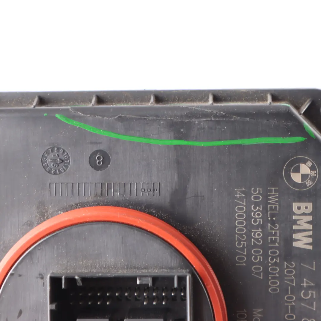 Headlight Module BMW F30 F32 F82 M4 LED Level Ballast Control Unit to with Part number 7457874 Headlight Module BMW F30 F32 F82 M4 LED Level Ballast Control Unit - SKU 7457874-1 - Part number 7457874