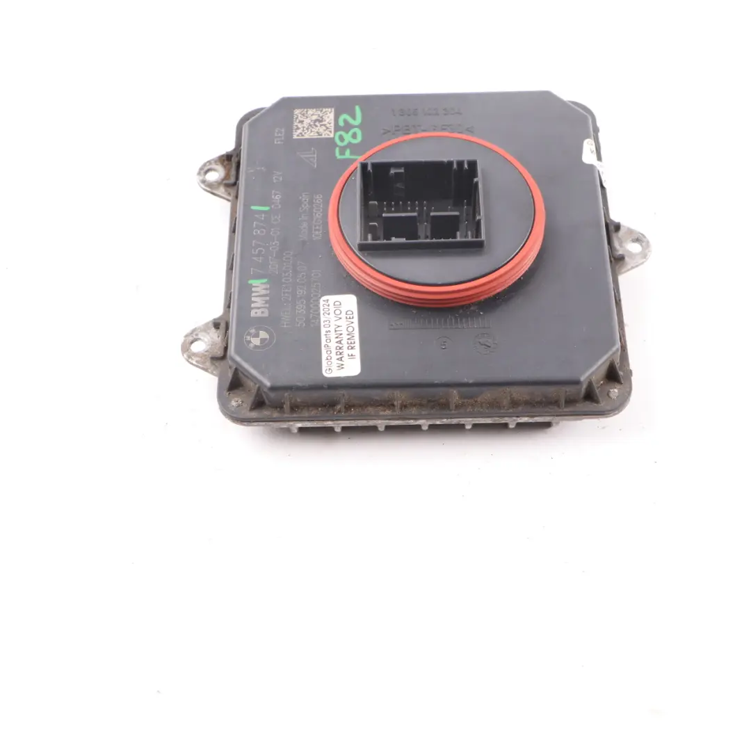  Headlight Module BMW F30 F32 F82 M4 LED Level Ballast Control Unit - SKU 7457874 - Part number 7457874