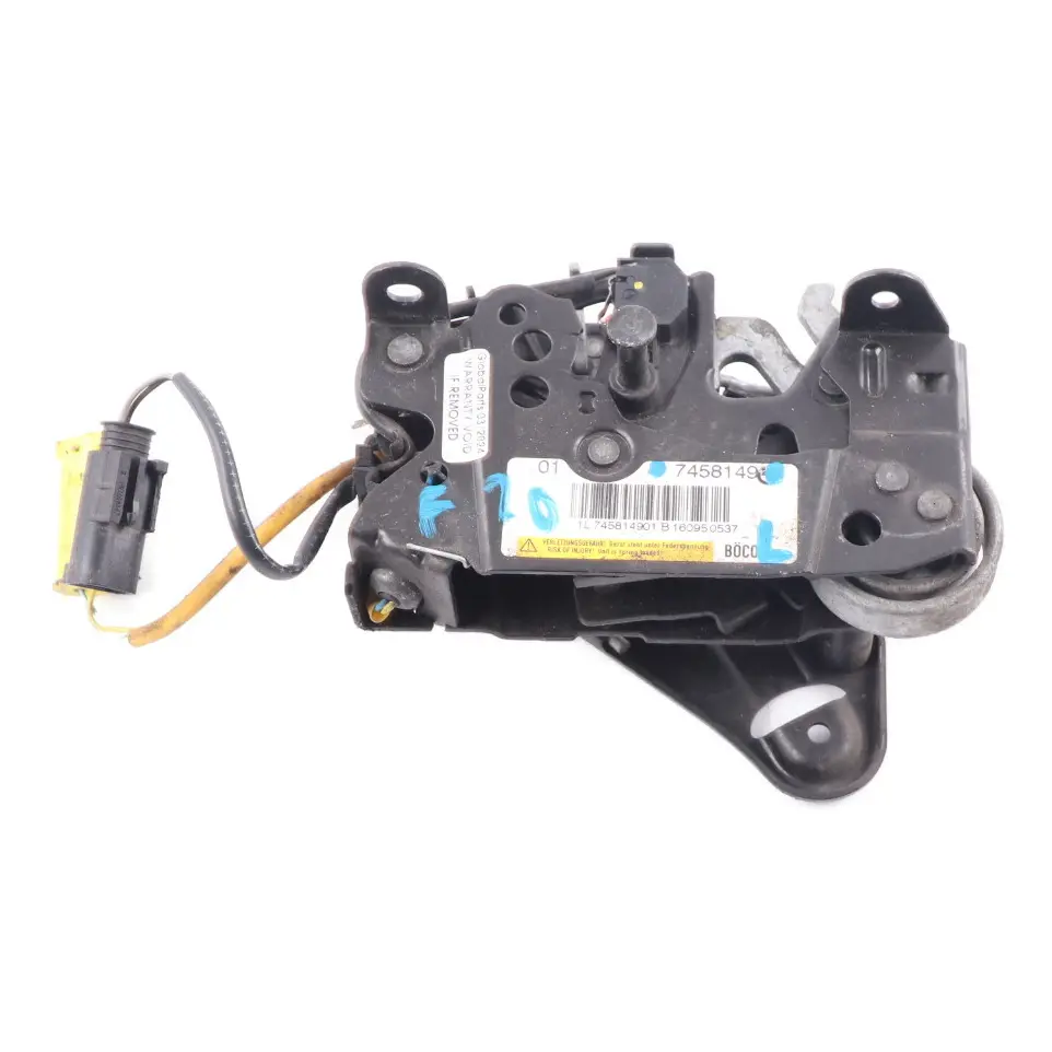 BMW F10 Serratura Cofano Sinistra Protezione Attiva Pedoni - SKU 7458149 - Numero di parte 7458149