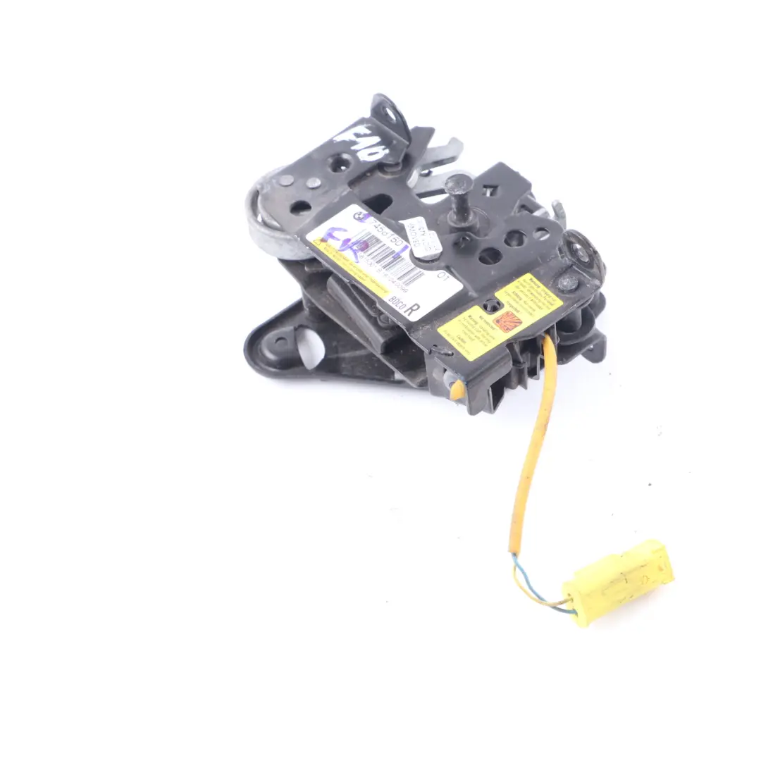 Verrou De Capot Droit Avec Protection Active Piétons pour BMW F10 à propos du numéro de pièce 7458150 BMW F10 Verrou De Capot Droit Avec Protection Active Piétons - SKU 7458150 - Numéro de pièce 7458150