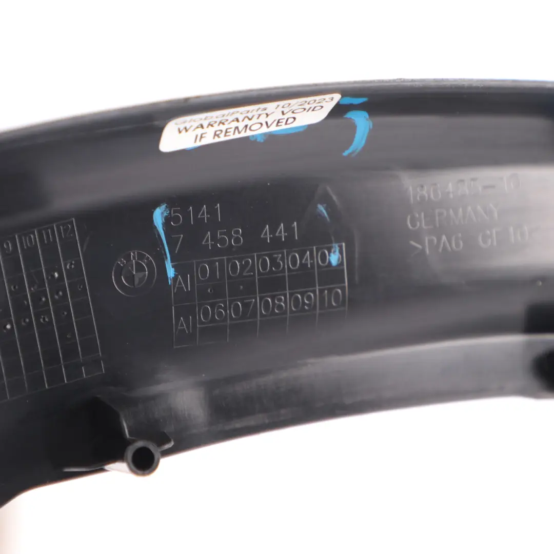 Window Sealing Front Door Left N/S Guide Frame Seal Trim to BMW G11 with Part number 7458441 BMW G11 Window Sealing Front Door Left N/S Guide Frame Seal Trim - SKU 7458441 - Part number 7458441