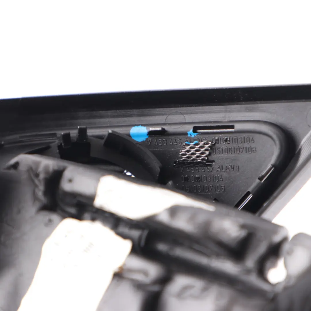 Tweeter Speaker Triangle Mirror Cover Left N/S Harman Kardon to BMW G11 with Part number 7458445 BMW G11 Tweeter Speaker Triangle Mirror Cover Left N/S Harman Kardon - SKU 7458445 - Part number 7458445