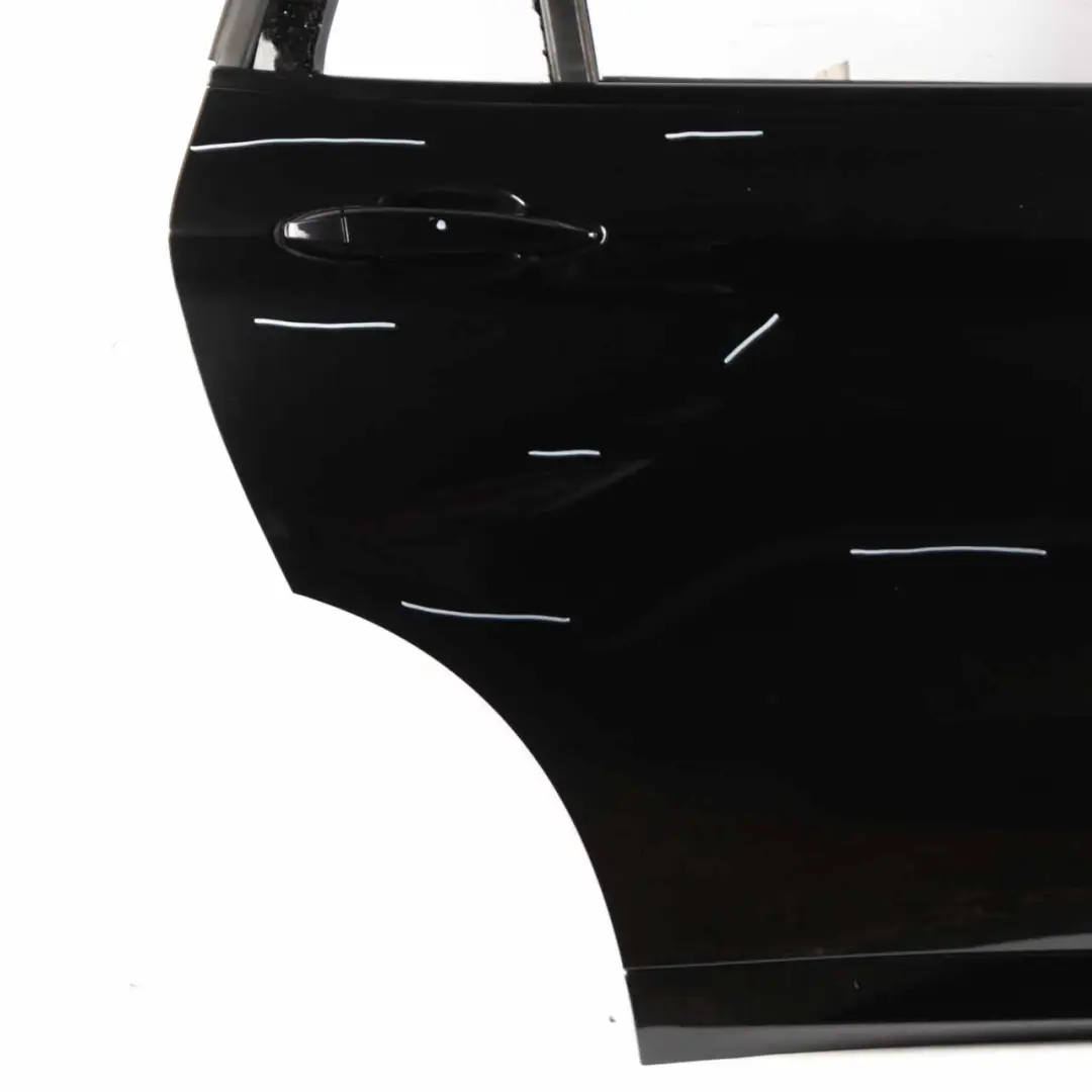 Door Rear Right O/S Panelling Cover Black Sapphire Metallic - 475 to BMW X1 F48 with Part number 7461352 BMW X1 F48 Door Rear Right O/S Panelling Cover Black Sapphire Metallic - 475 - SKU 7461352-BS - Part number 7461352