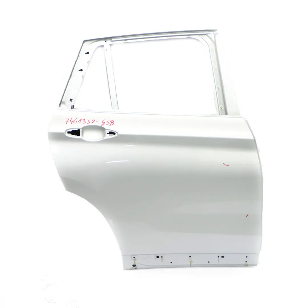 Porta posteriore destra Glacier Silber Silver Metallic - A83 per BMW X1 F48 con numero di parte 7461352 BMW X1 F48 Porta posteriore destra Glacier Silber Silver Metallic - A83 - SKU 7461352-GSB - Numero di parte 7461352