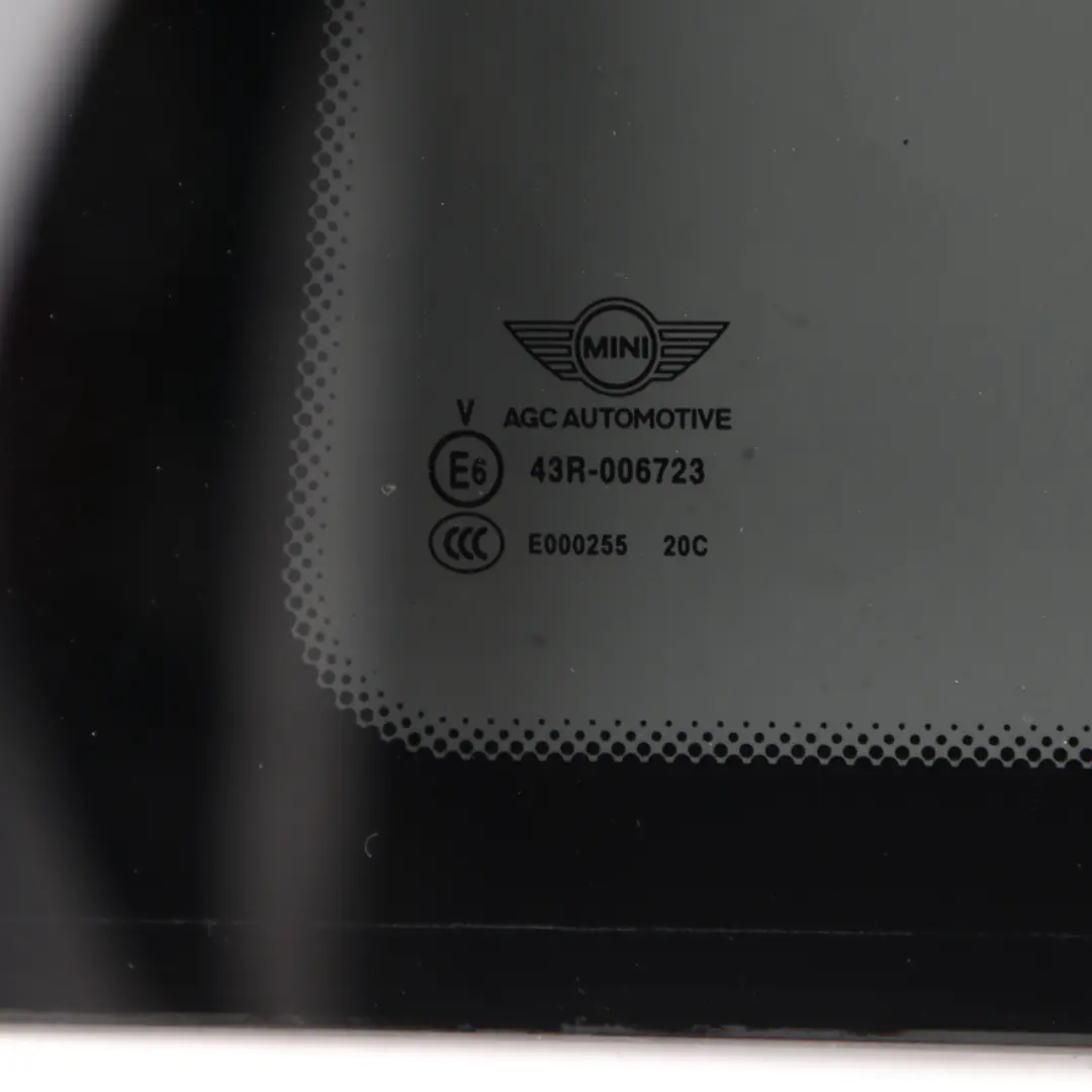 Szyba Ćwiartka Boczna SSG Czarna Tył Lewo do Mini F56 o numerze 7461591 Mini F56 Szyba Ćwiartka Boczna SSG Czarna Tył Lewo - SKU 7461591 - Numer Części 7461591