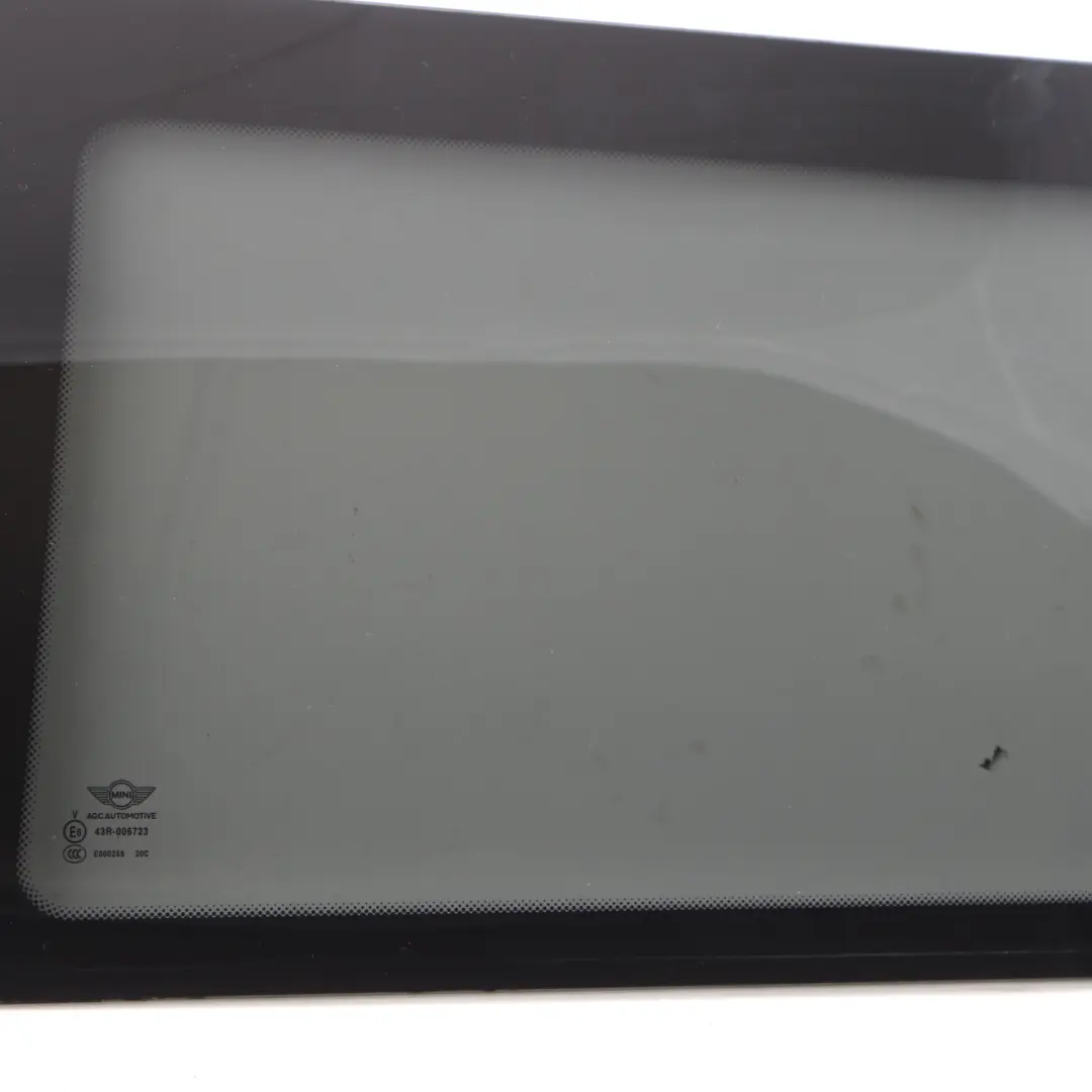 Quarter Side Window Glass SSG Black Left N/S to Mini F56 Rear with Part number 7461591 Mini F56 Rear Quarter Side Window Glass SSG Black Left N/S - SKU 7461591 - Part number 7461591