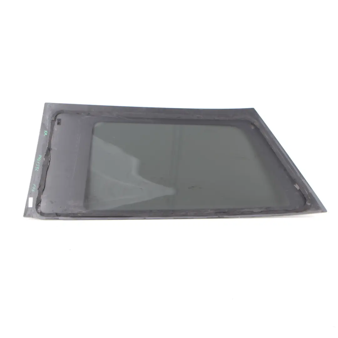 Mini Cooper One F56 Quarter Side Window Glass SSG Black Rear Right O/S - SKU 7461592 - Part number 7461592