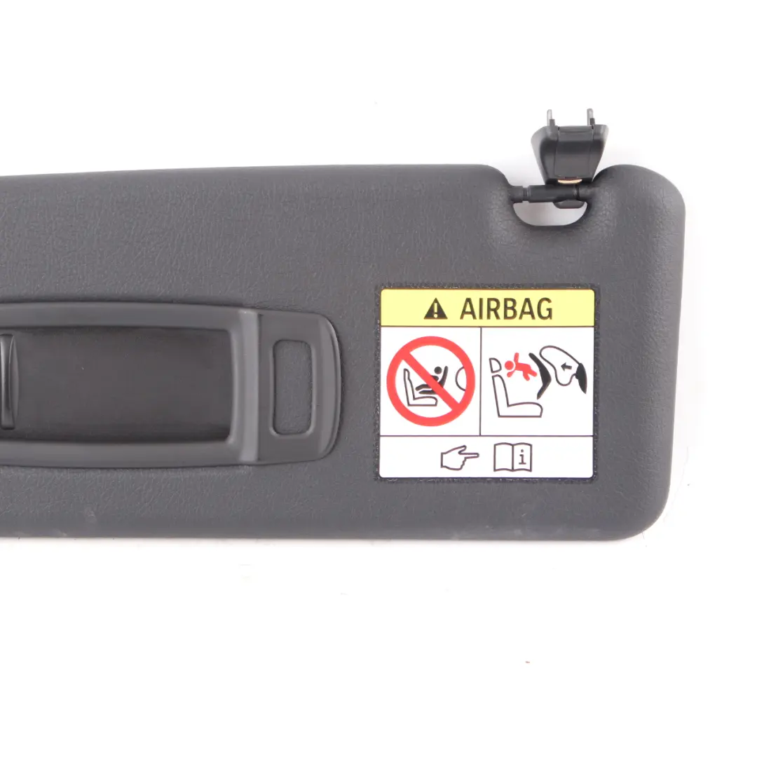BMW X1 F48 Sun Visor Mirror Left N/S Panel Trim Black Leather Sunvisor - SKU 7461727 - Part number 7461727