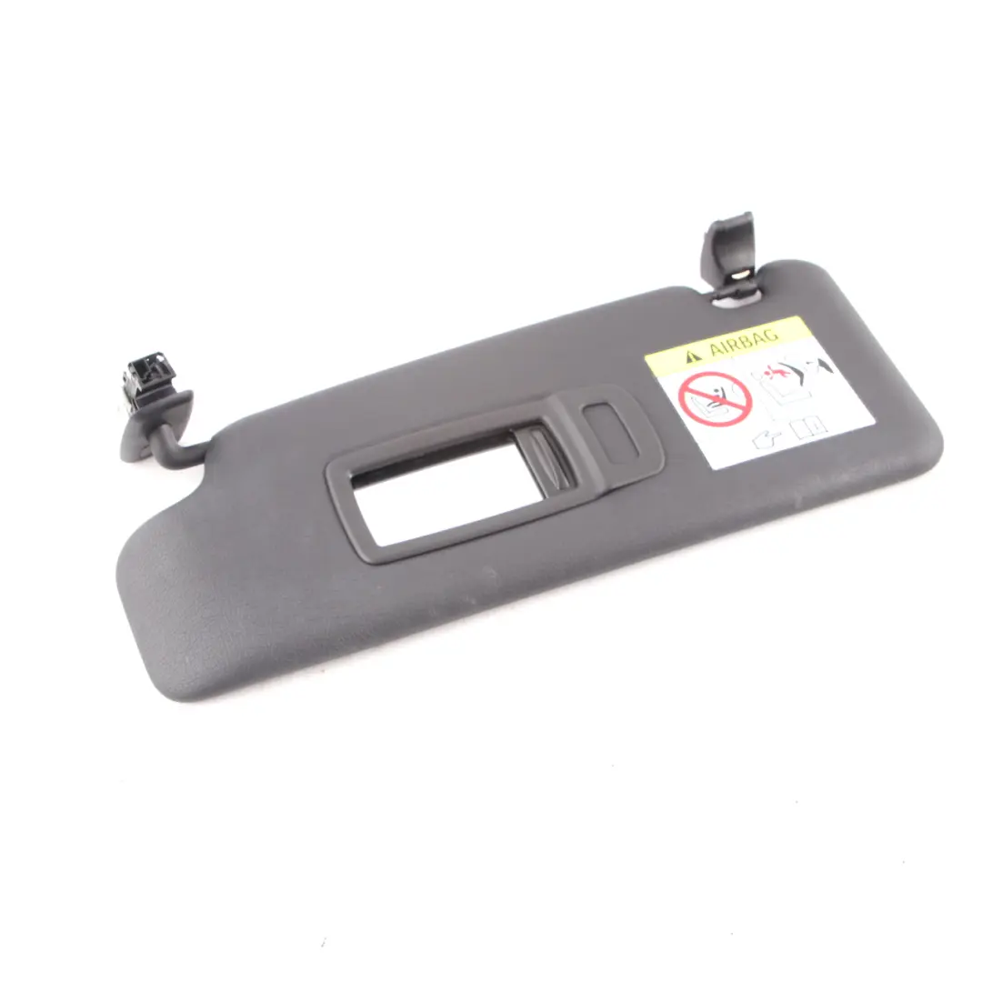 Sun Visor Mirror Left N/S Panel Trim Black Leather Sunvisor to BMW X1 F48 with Part number 7461727 BMW X1 F48 Sun Visor Mirror Left N/S Panel Trim Black Leather Sunvisor - SKU 7461727 - Part number 7461727