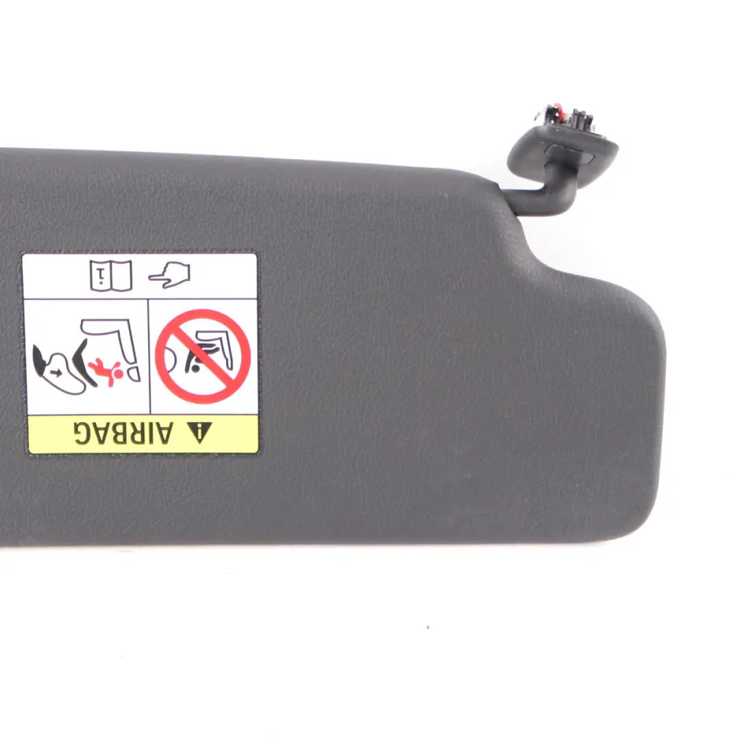 BMW X1 F48 Sun Visor Mirror Left N/S Panel Trim Black Leather Sunvisor - SKU 7461727 - Part number 7461727