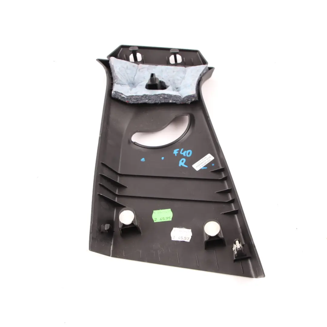 BMW F40 Couvercle Colonne B Garniture Colonne Supérieure Droite Noir 7444552 - SKU 7462472 - Numéro de pièce 7462472