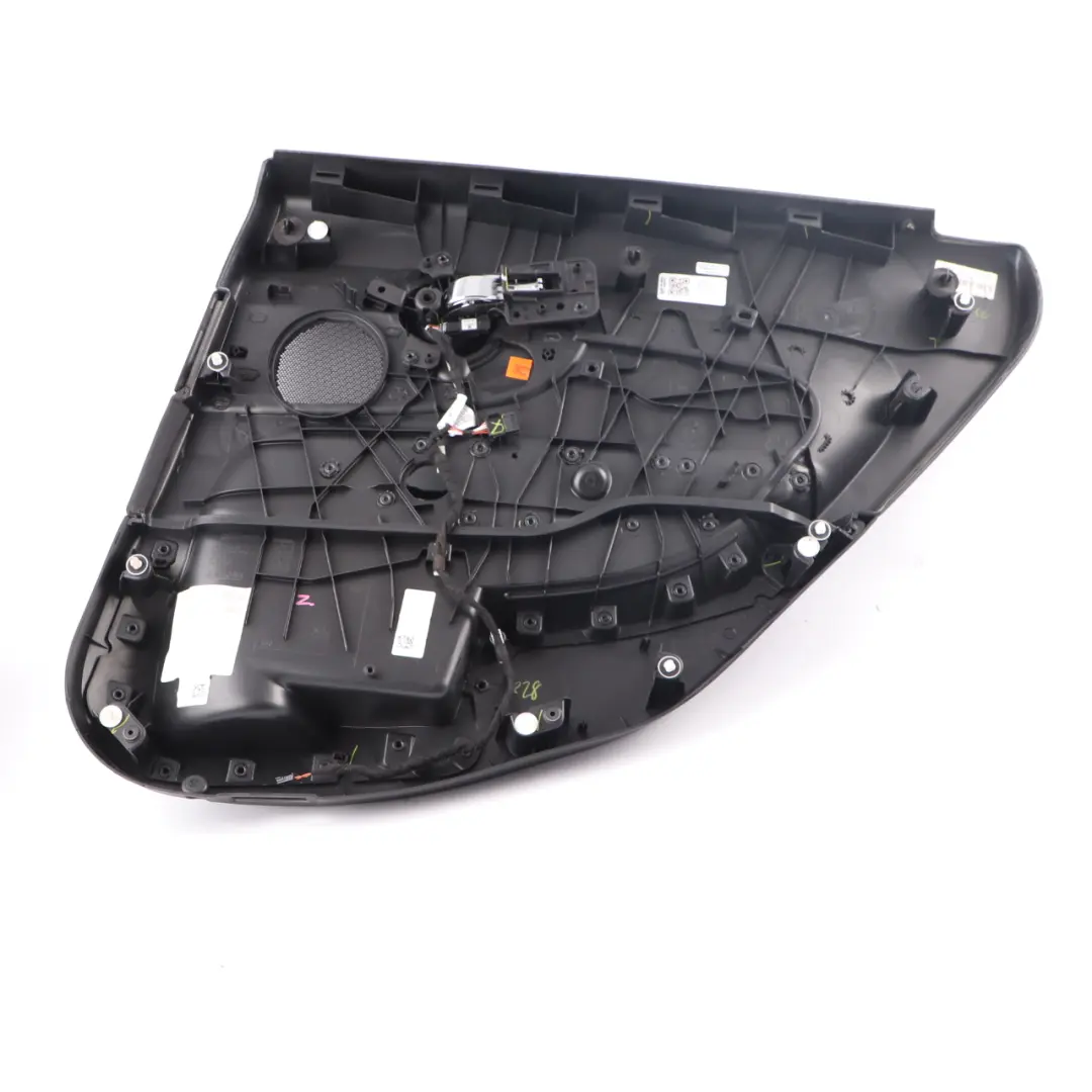 Door Card Rear Left N/S Trim Panel Carbon Black to Mini Clubman F54 with Part number 7463313 Mini Clubman F54 Door Card Rear Left N/S Trim Panel Carbon Black - SKU 7463313 - Part number 7463313