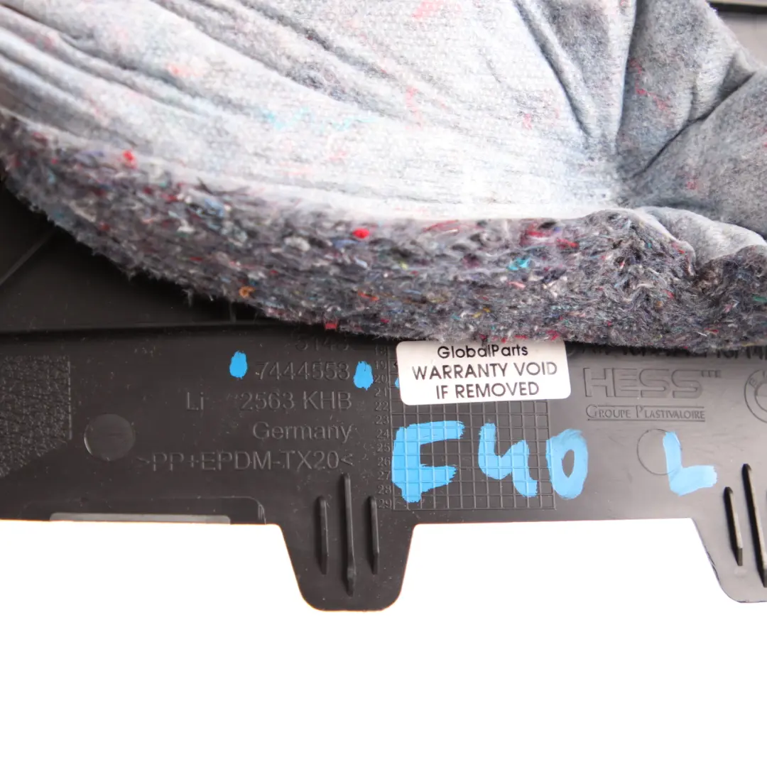 BMW F40 Verkleidung C-Säule Abdeckung Links Schwarz 7444553 - SKU 7462536 - Teilenummer 7462536