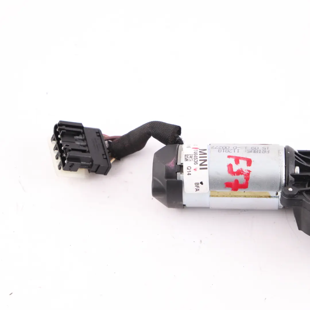 Folding Top Locking System Mecanismo Actuador Motor para Mini F57 Convertible Drive con número de pieza 7464536 Mini F57 Convertible Drive Folding Top Locking System Mecanismo Actuador Motor - SKU 7464536 - Número de pieza 7464536
