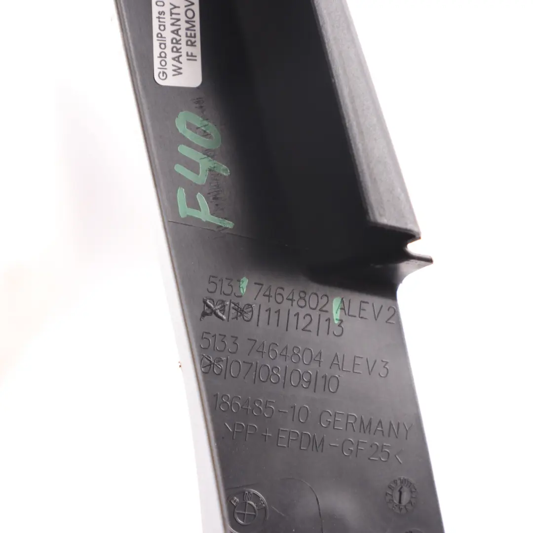 Trim BMW F40 Door Front Right O/S Inner Window Frame Cover Harman Kardon to with Part number 9873236 Trim BMW F40 Door Front Right O/S Inner Window Frame Cover Harman Kardon - SKU 7464802 - Part number 9873236