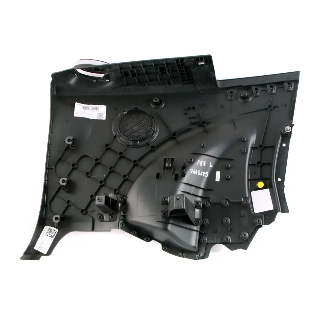 Side Panel Rear Left N/S Lateral Trim Covering Carbon Black to Mini F57 Cabrio with Part number 7465185 Mini F57 Cabrio Side Panel Rear Left N/S Lateral Trim Covering Carbon Black - SKU 7465185 - Part number 7465185
