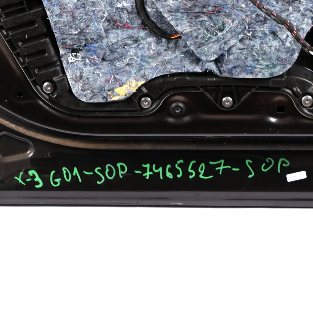 BMW X3 G01 Door Front Left N/S Sophistograu Sophisto Grey Metallic - A90 - SKU 7465527-SOP - Part number 7465527