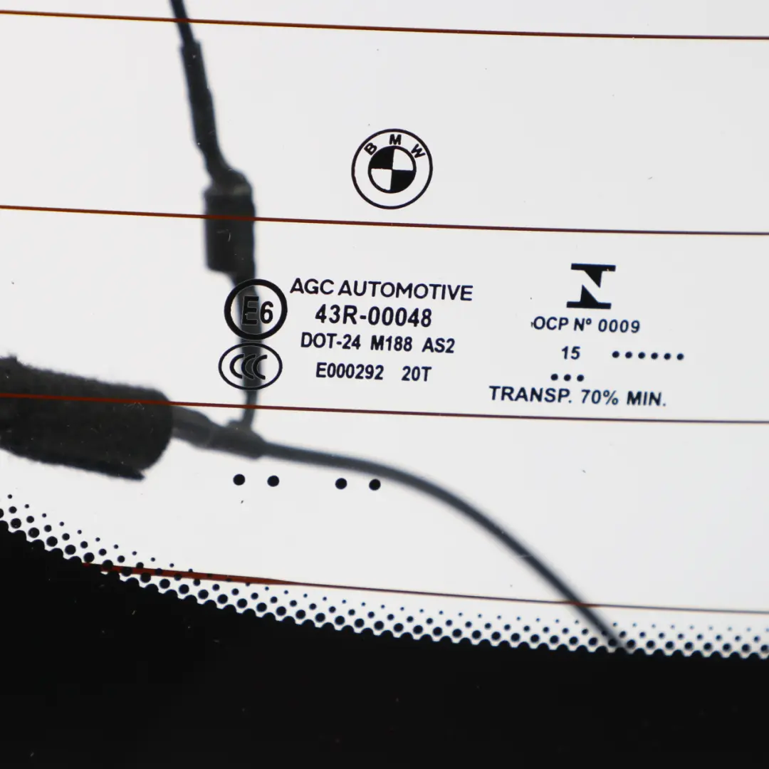 Window BMW F45 Active Tourer Trunk Lid Tailgate Window Glass Glazing AS2 to Rear with Part number 7466413 Rear Window BMW F45 Active Tourer Trunk Lid Tailgate Window Glass Glazing AS2 - SKU 7466413 - Part number 7466413