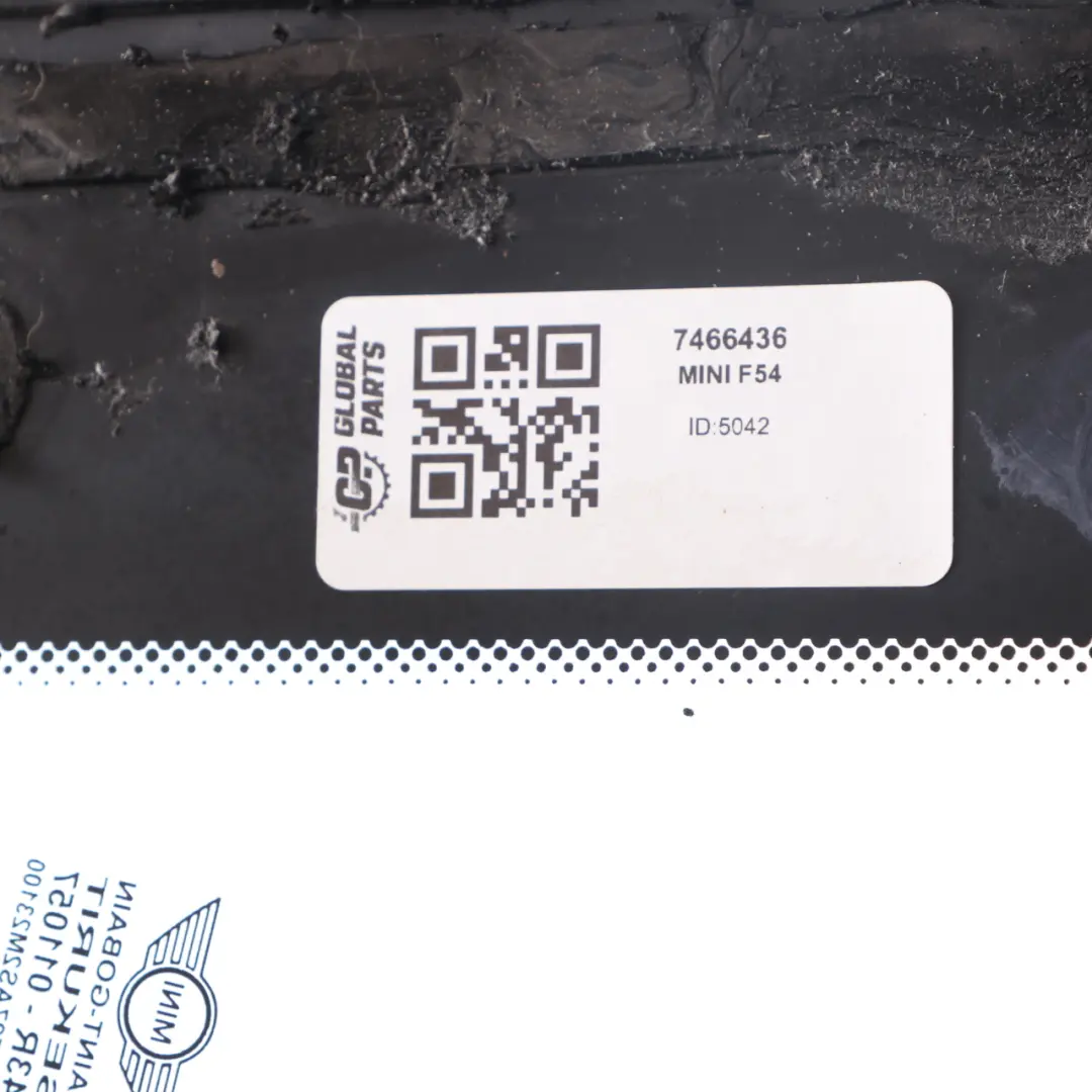 Mini Clubman F54 Trasero Derecho Lado Vidrio Cuarto Ventana Cristal AS2 - SKU 7466436 - Número de pieza 7466436