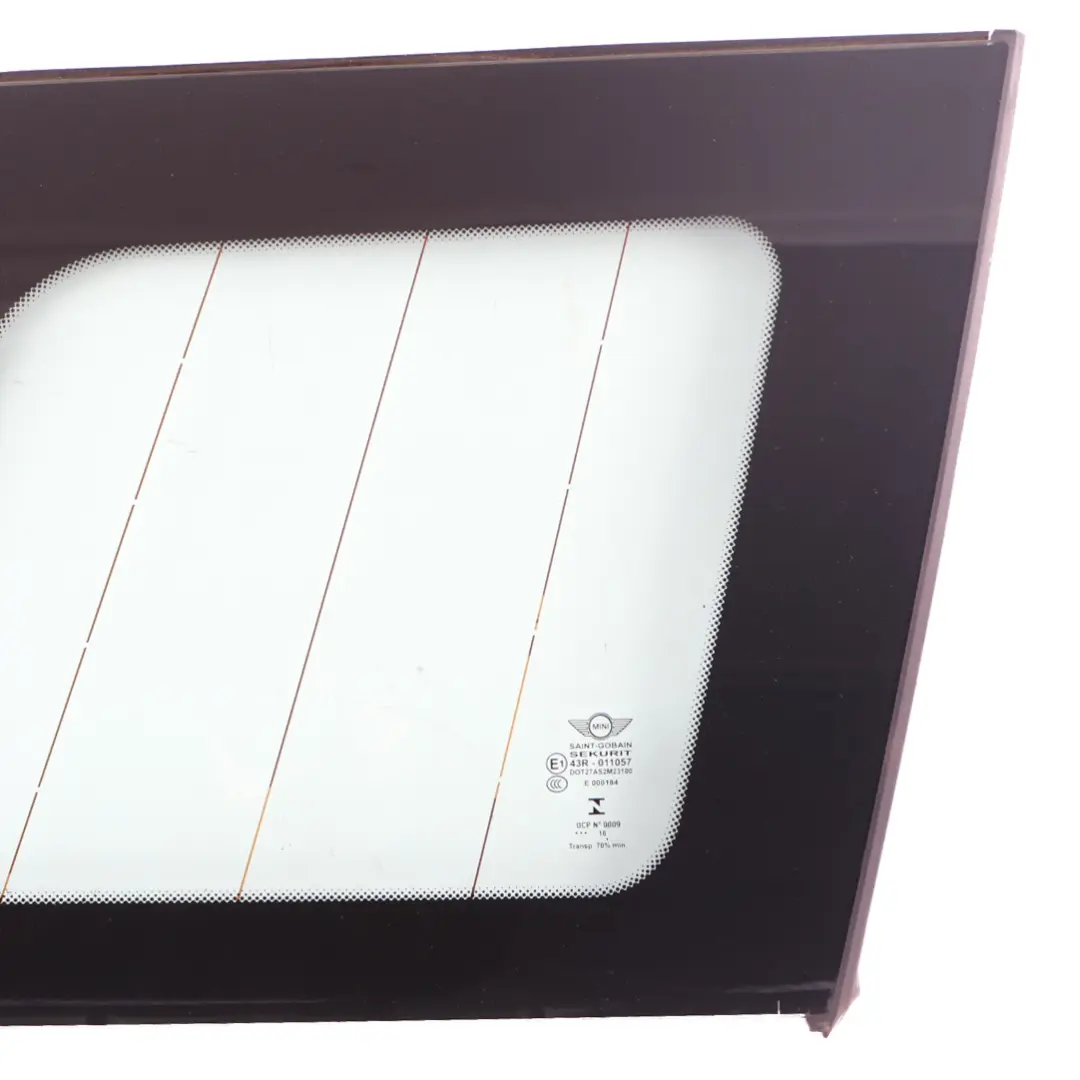 Right O/S Side Glass Quarter Window Glazing AS2 to Mini Clubman F54 Rear with Part number 7466436 Mini Clubman F54 Rear Right O/S Side Glass Quarter Window Glazing AS2 - SKU 7466436 - Part number 7466436