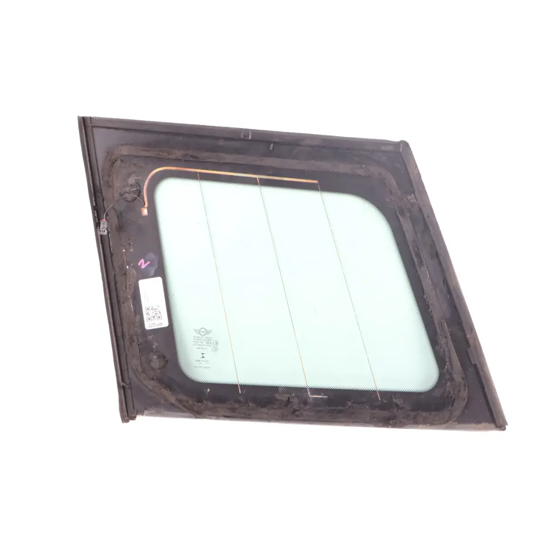 Mini Clubman F54 Trasero Derecho Lado Vidrio Cuarto Ventana Cristal AS2 - SKU 7466436 - Número de pieza 7466436