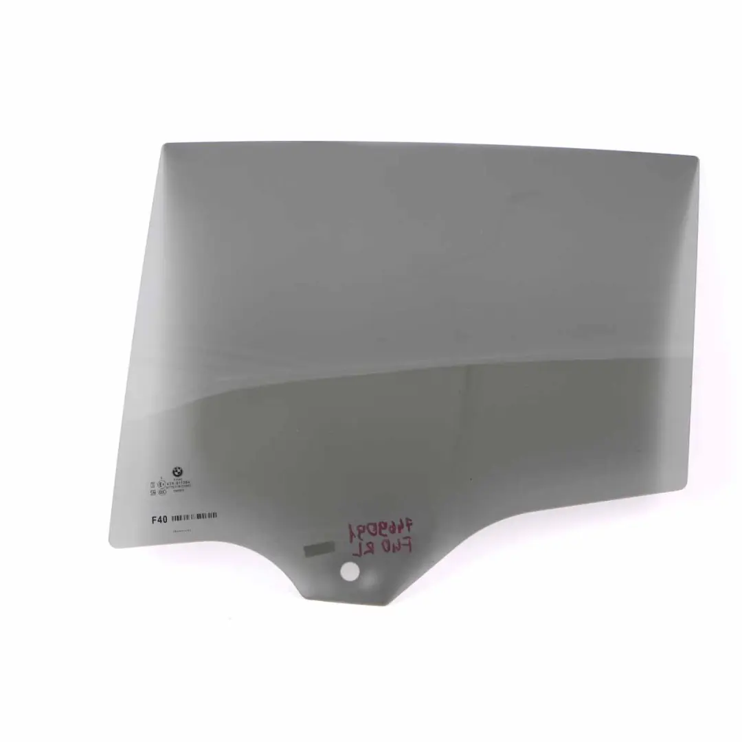 Side Window Door Rear Left N/S Glass Glazing Black Tinted AS3 to BMW F40 with Part number 7469091 BMW F40 Side Window Door Rear Left N/S Glass Glazing Black Tinted AS3 - SKU 7469091 - Part number 7469091