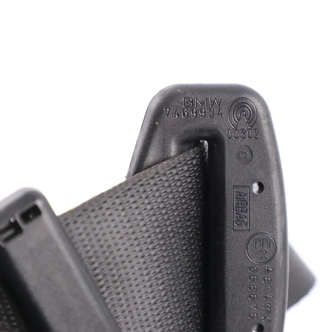 Seat Belt BMW X3 G01 X4 G02 Upper Belt Front Right O/S Black - SKU 7469934 - Part number 7469934