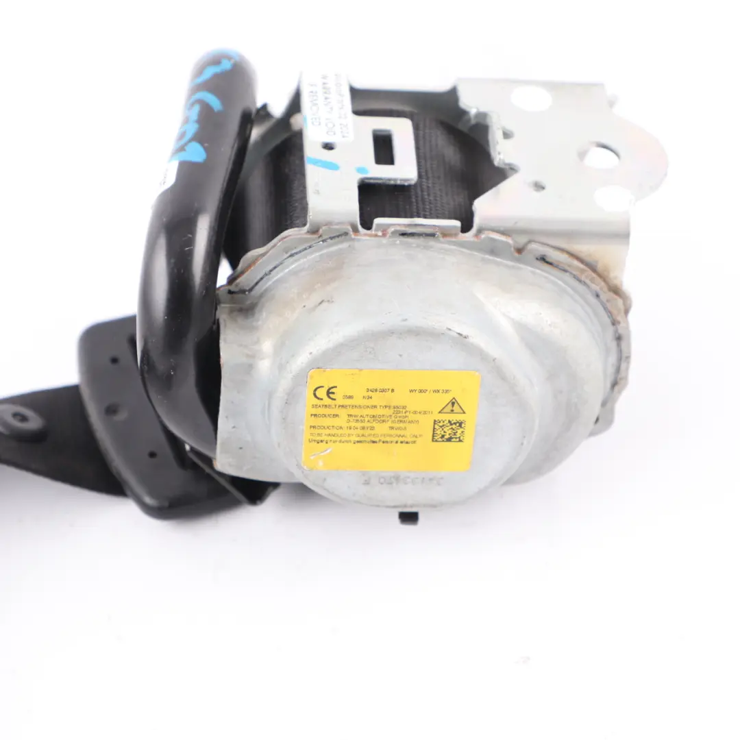 BMW X3 G01 X4 G02 Ceinture De Sécurité Arrière Gauche Supérieure Noire - SKU 7469997 - Numéro de pièce 7469997