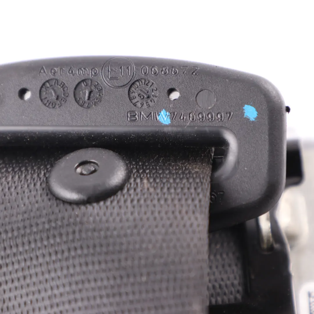 BMW X3 G01 X4 G02 Ceinture De Sécurité Arrière Gauche Supérieure Noire - SKU 7469997 - Numéro de pièce 7469997