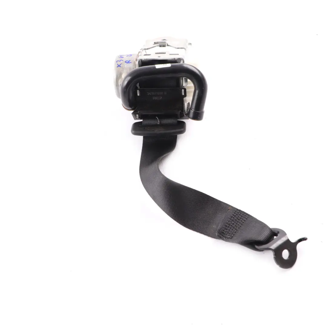 BMW X3 G01 Hinterer Oben Rechts Sicherheitsgurt Schwarz - SKU 7469998 - Teilenummer 7469998