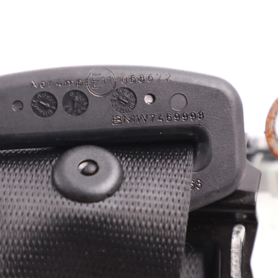 BMW X3 G01 Ceinture De Sécurité Arrière Supérieure Droite Noire - SKU 7469998 - Numéro de pièce 7469998