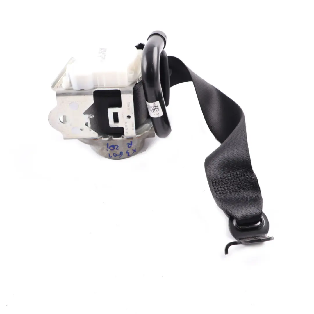 BMW X3 G01 Rear Seat Belt Upper Right O/S Seatbelt Black - SKU 7469998 - Part number 7469998