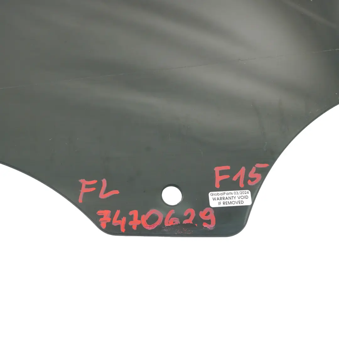 BMW X5 F15 Door Window Rear Left N/S Window Glass Tinted Black AS3 - SKU 7470629 - Part number 7470629