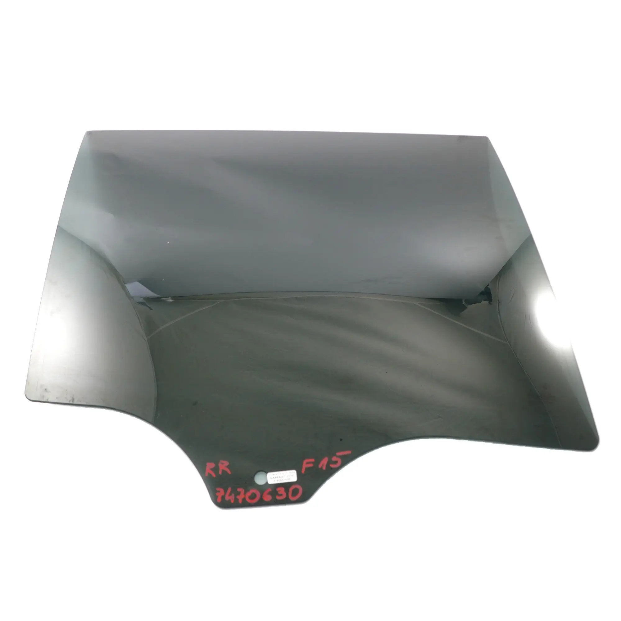 BMW X5 F15 Finestra dela porta posteriore destra vetro colorato nero AS3 7470630