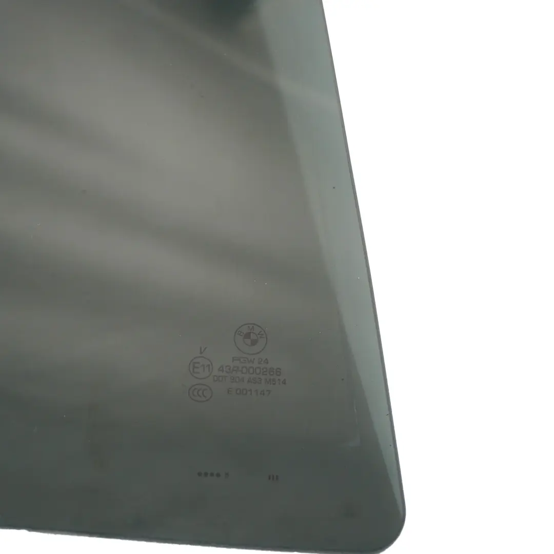 Door Window Rear Right O/S Window Glass Tinted Black AS3 to BMW X5 F15 with Part number 7470630 BMW X5 F15 Door Window Rear Right O/S Window Glass Tinted Black AS3 - SKU 7470630 - Part number 7470630