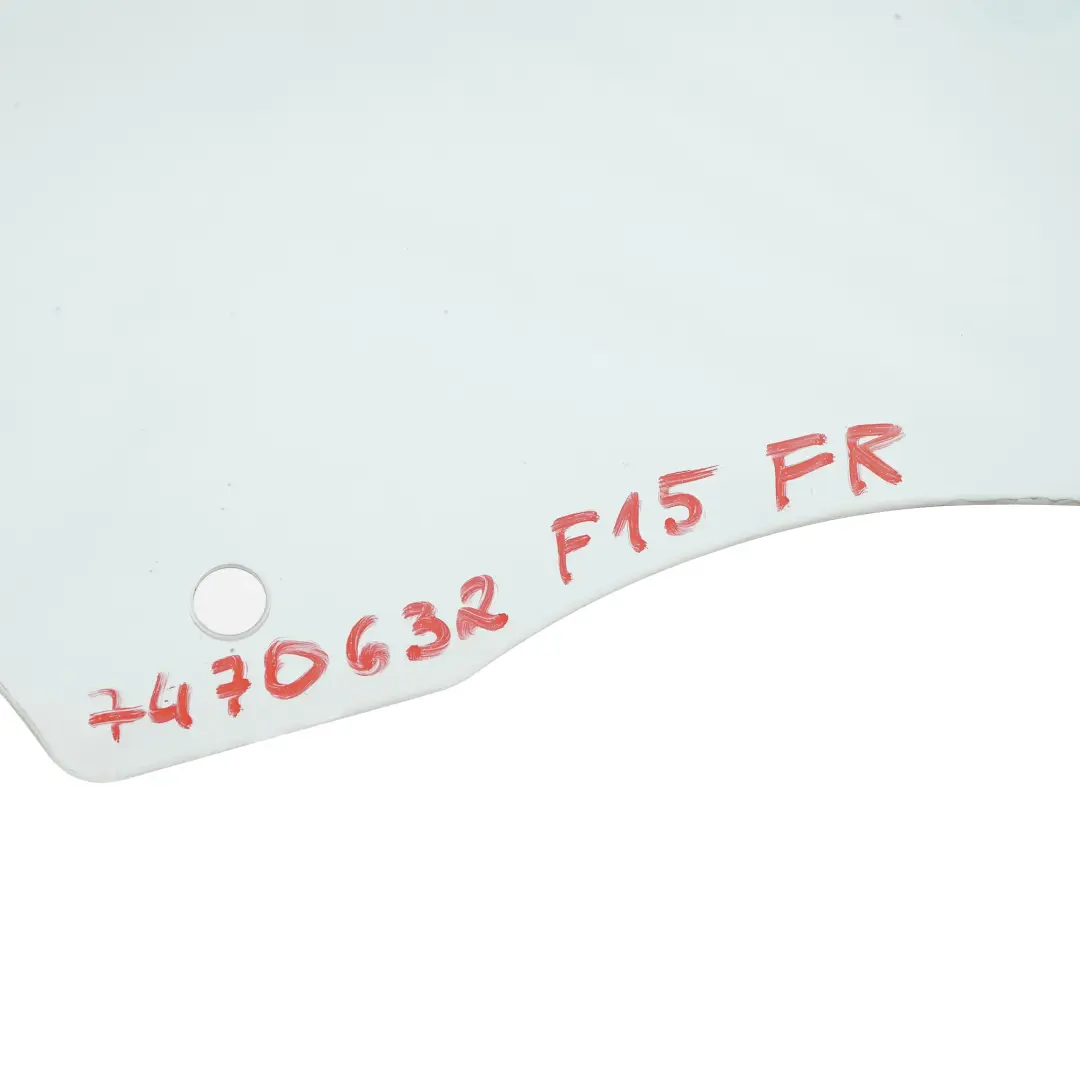 Side Window Door Front Right O/S Glass Glazing Green AS2 to BMW X5 F15 with Part number 7470632 BMW X5 F15 Side Window Door Front Right O/S Glass Glazing Green AS2 - SKU 7470632 - Part number 7470632