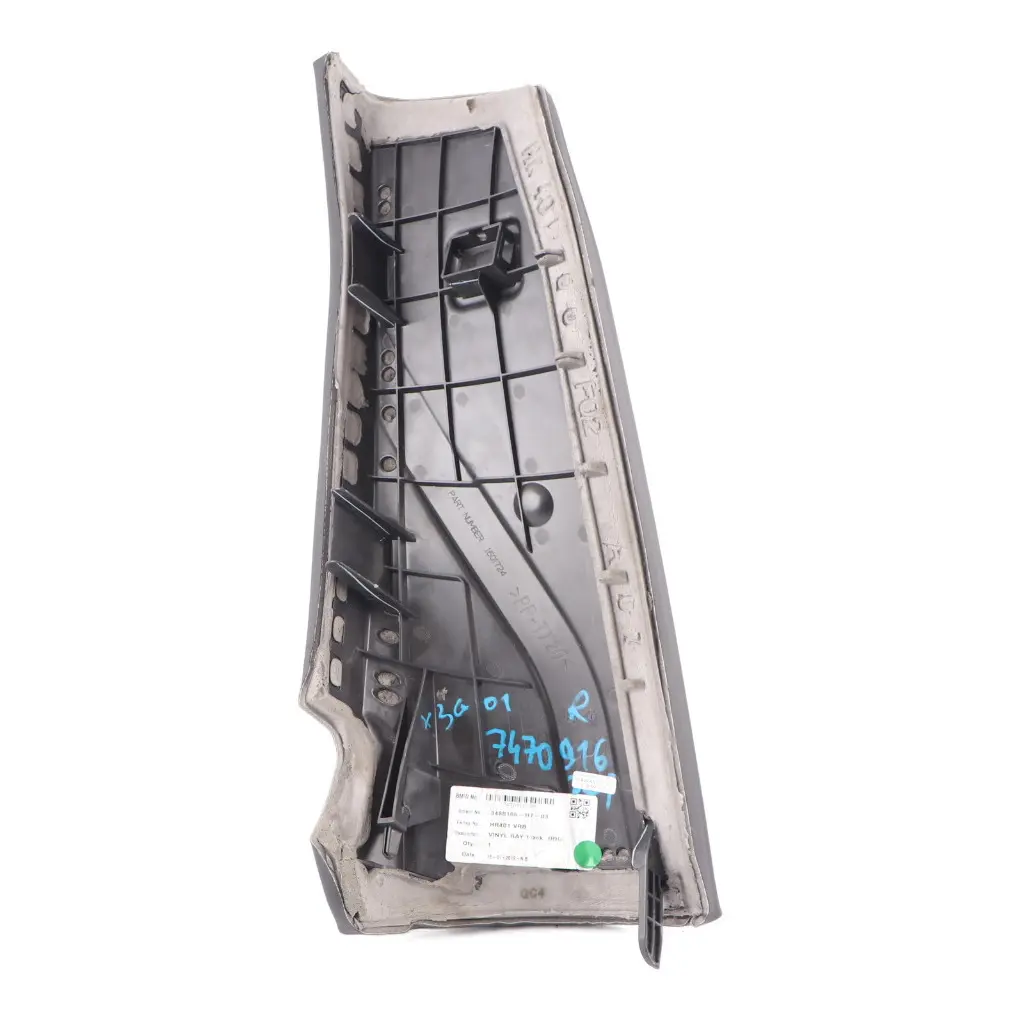  Coprisedile Posteriore BMW X3 G01 Finitura Laterale Destra Pelle Nero - SKU 7470916 - Numero di parte 7470916