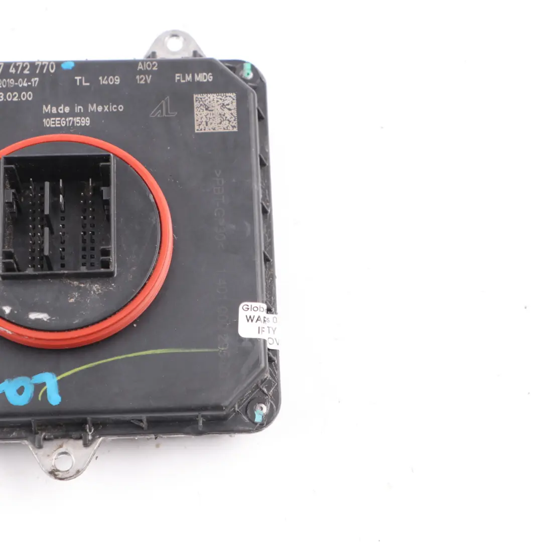 BMW G30 G31 X3 G01 LED Headlight Ballast Unit Module Left Right N/O/S - SKU 7472770 - Part number 7472770