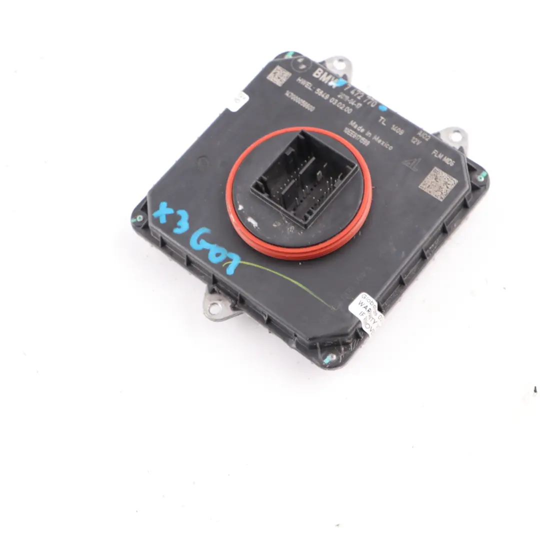 Module De Ballast De Phare LED Gauche/Droite pour BMW G30 G31 X3 G01 à propos du numéro de pièce 7472770 BMW G30 G31 X3 G01 Module De Ballast De Phare LED Gauche/Droite - SKU 7472770 - Numéro de pièce 7472770