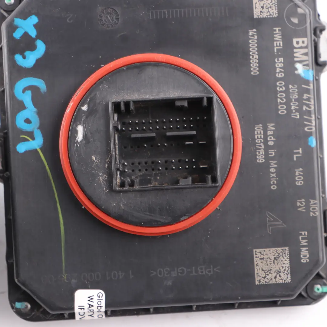 BMW G30 G31 X3 G01 Przetwornica Moduł LED Lewa Prawa Lampa 8491412 - SKU 7472770 - Numer Części 7472770