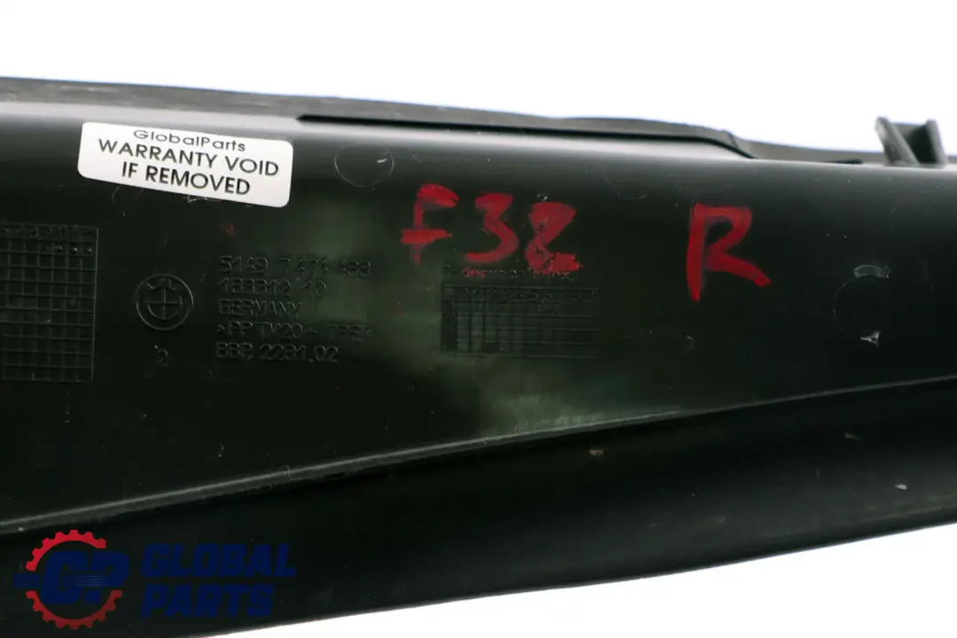 BMW 4 er F32 F82 M4 Blende Wasserrinne Rechts 5149 - SKU 7474488 - Teilenummer 7474488