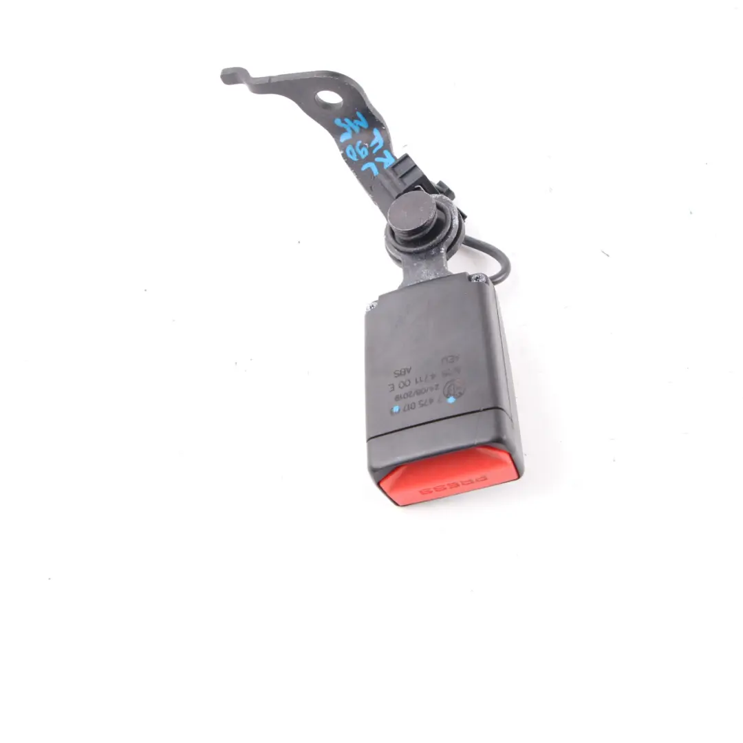 Buckle BMW G30 F90 M5 Tensioner Lower Belt Rear Left N/S to Seat with Part number 7475017 Seat Buckle BMW G30 F90 M5 Tensioner Lower Belt Rear Left N/S - SKU 7475017 - Part number 7475017
